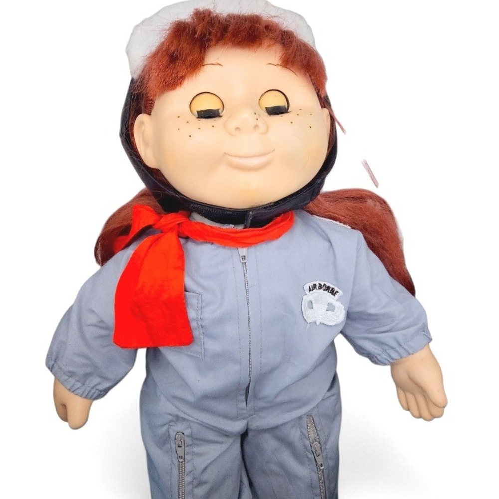 Wanna Be, Inc. Pilot Doll Aviation Theme Original Outfit 1990s Hair‎ Still Set